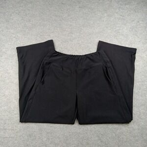 KiraGrace Pants Womens Medium Black Wide Leg Sweatpants Yoga Athletic Lounge